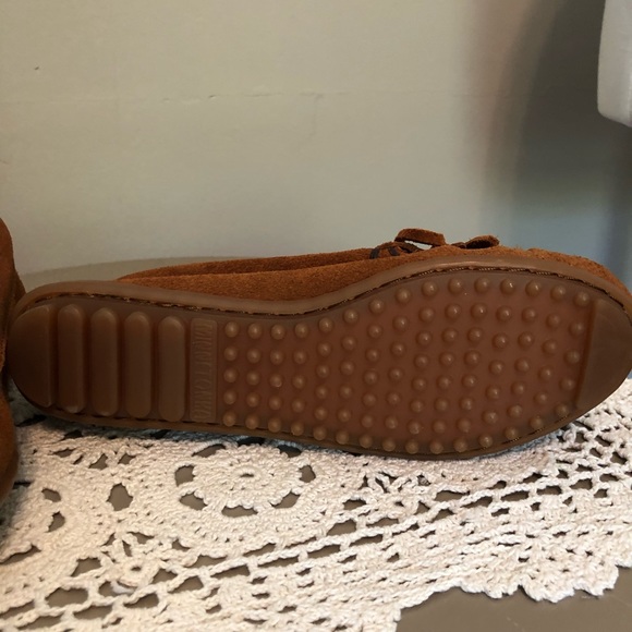 Minnetonka El Paso Southwestern Suede Moccasins - Picture 6 of 6